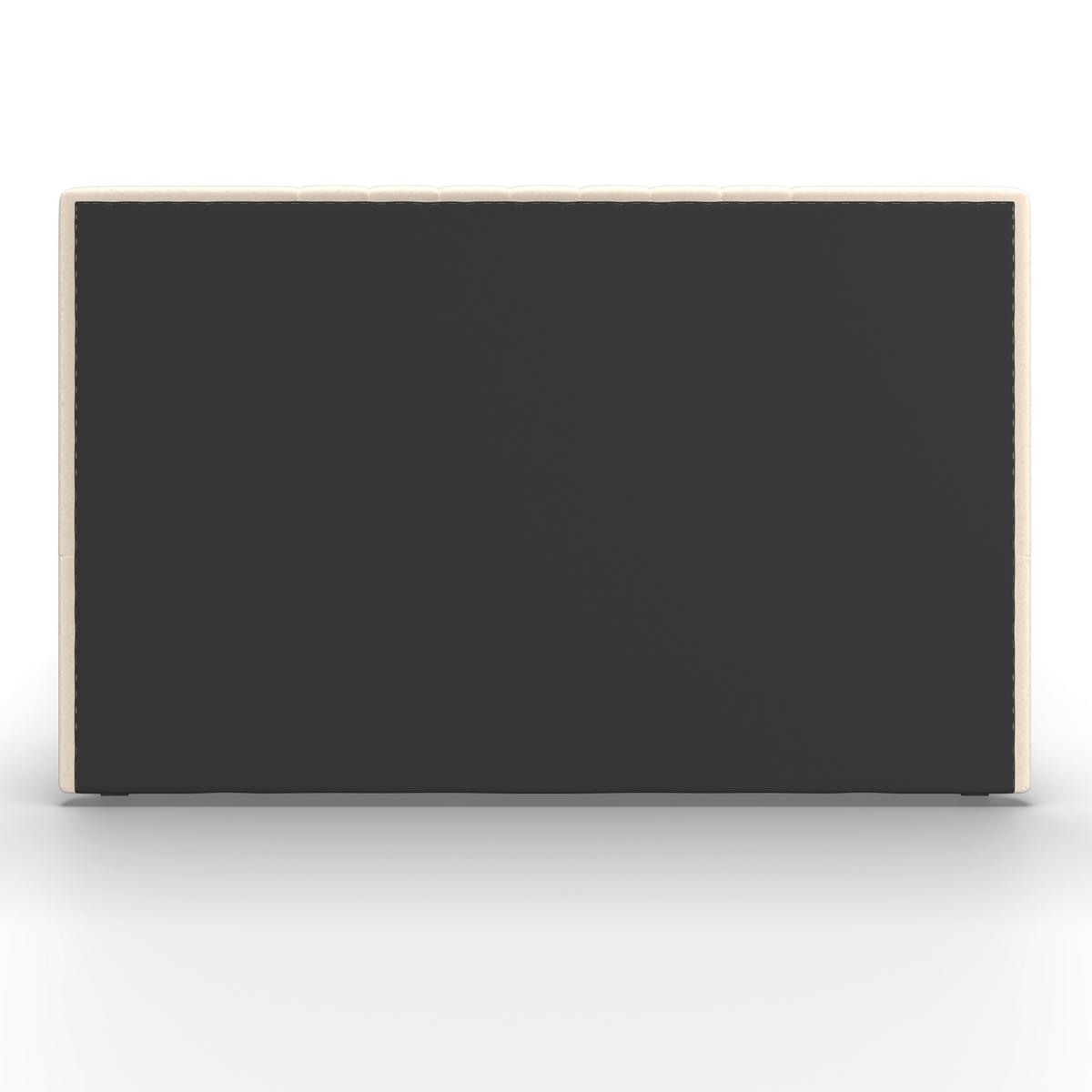 Boxbett Roma ca. 180x200 cm Beige mit Topper - Beige/Schwarz, MODERN, Holz/Textil (180/200cm) - Bessagi Home