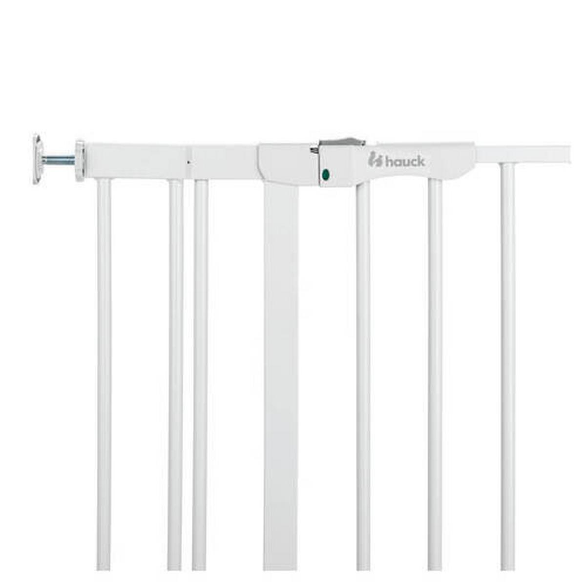 BRAMKA OCHRONNA NA SCHODY CLEAR STEP​ AUTOCLOSE 2 SET - biały, Basics, tworzywo sztuczne/metal (84 - 89/77/4cm) - Hauck