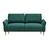 Canapea cu 3 locuri CUSTOM - verde închis, Modern, textil (183/85/92cm) - Mömax