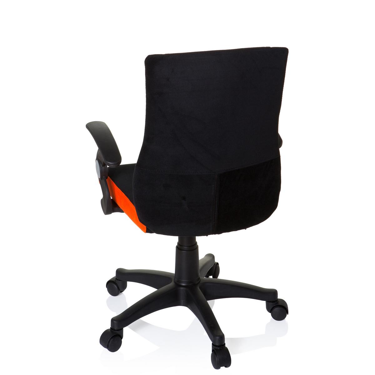 Jugenddrehstuhl Kiddy Pro Al ca. 50x87-97x40cm Orange - Schwarz/Orange, Basics, Kunststoff (50/87-97/40cm) - MID.YOU