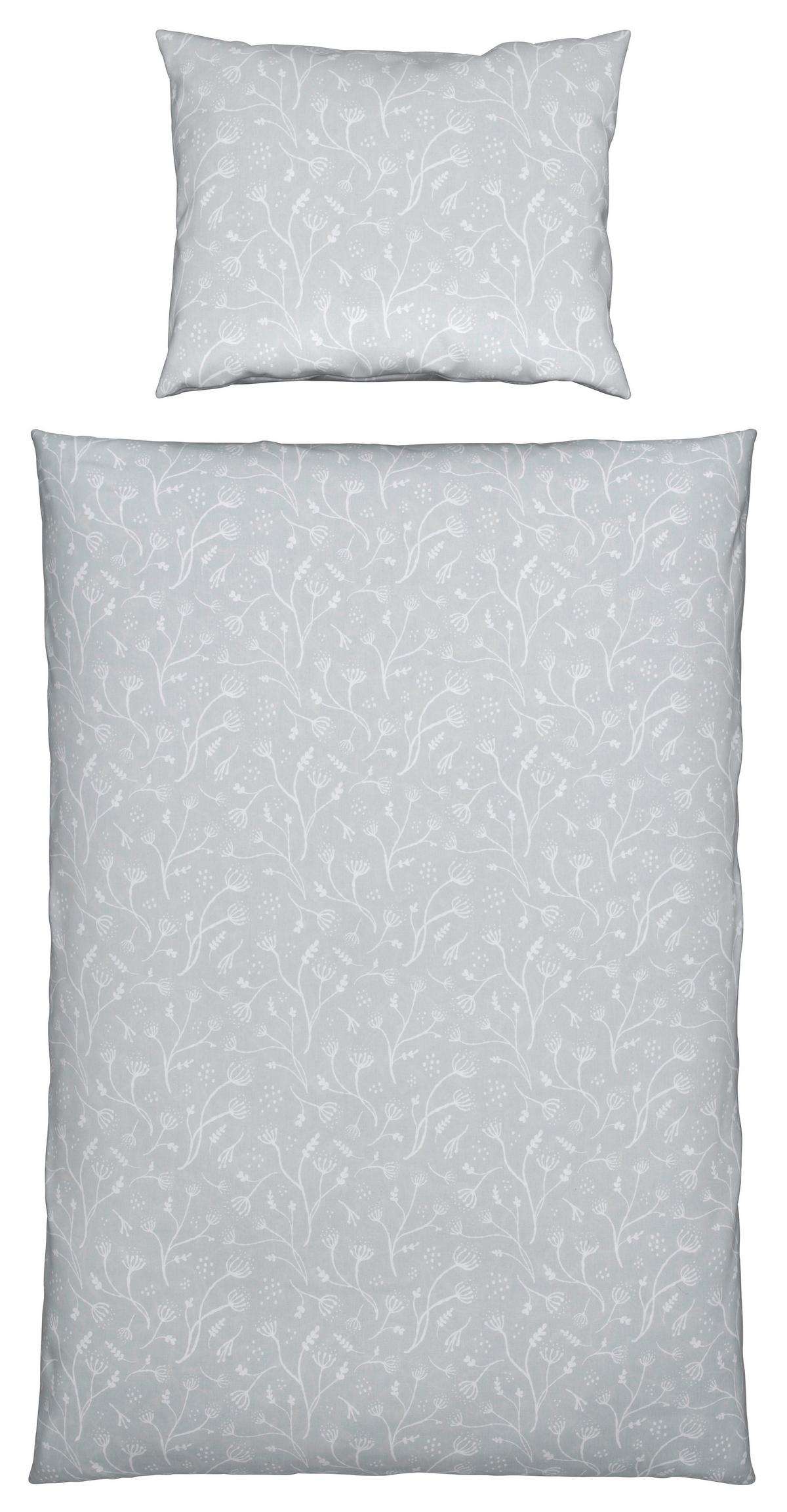 BETTWÄSCHESET FRIDA -TOP- - Hellgrau, Konventionell, Textil (160/210cm) - Modern Living