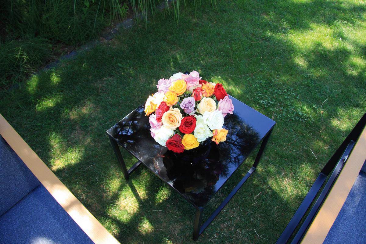 Loungegarnitur Space 5-tlg. Anthrazit - Anthrazit, Basics, Textil/Metall - Acamp