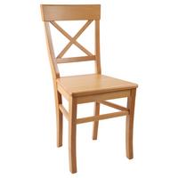 KRZESŁO WILMA - kolor bukowy, Modern, drewno (48/92,5/49cm) - Livetastic