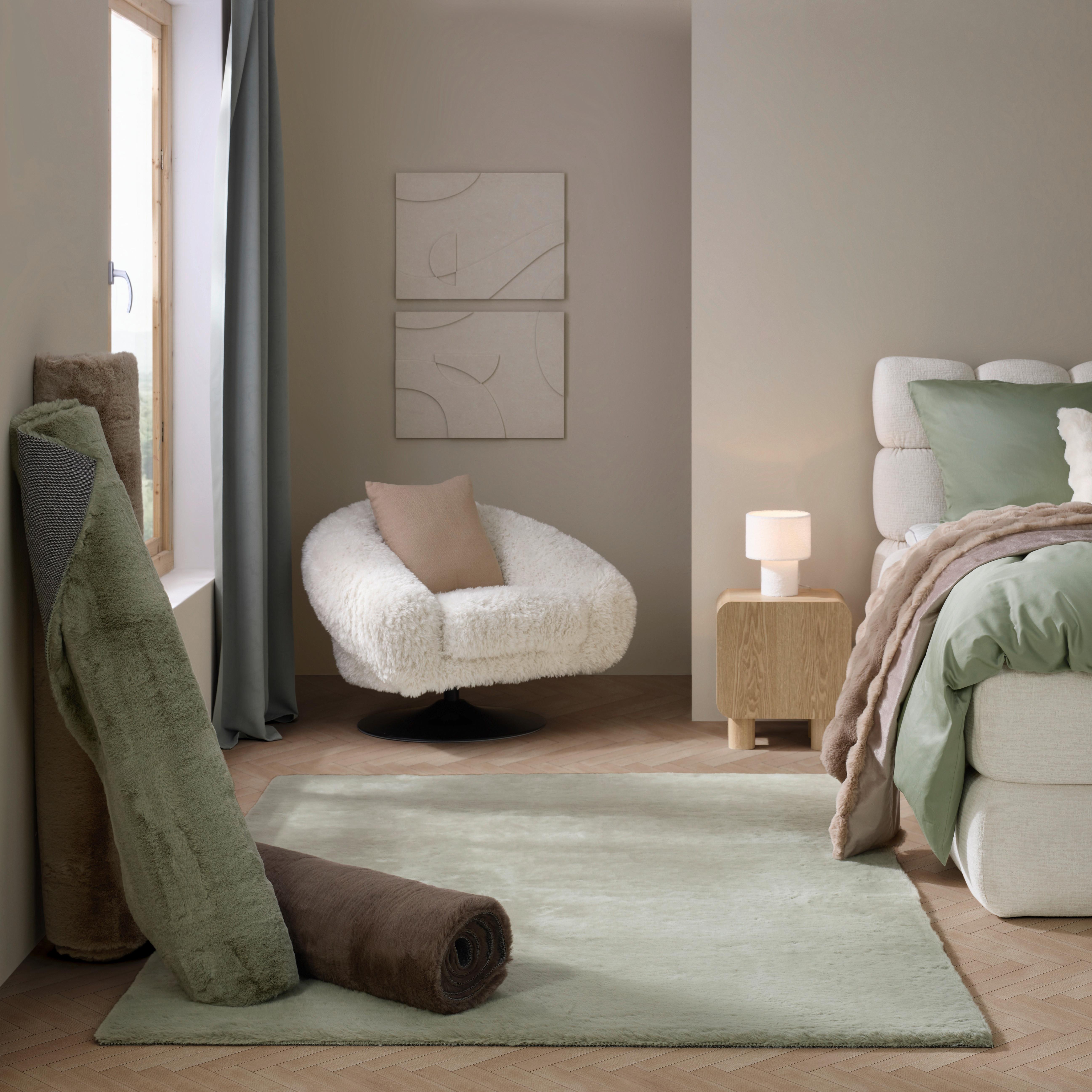 PRYDNADSKUDDE CHLOE - beige, Modern, textil (45/45cm) - Mömax