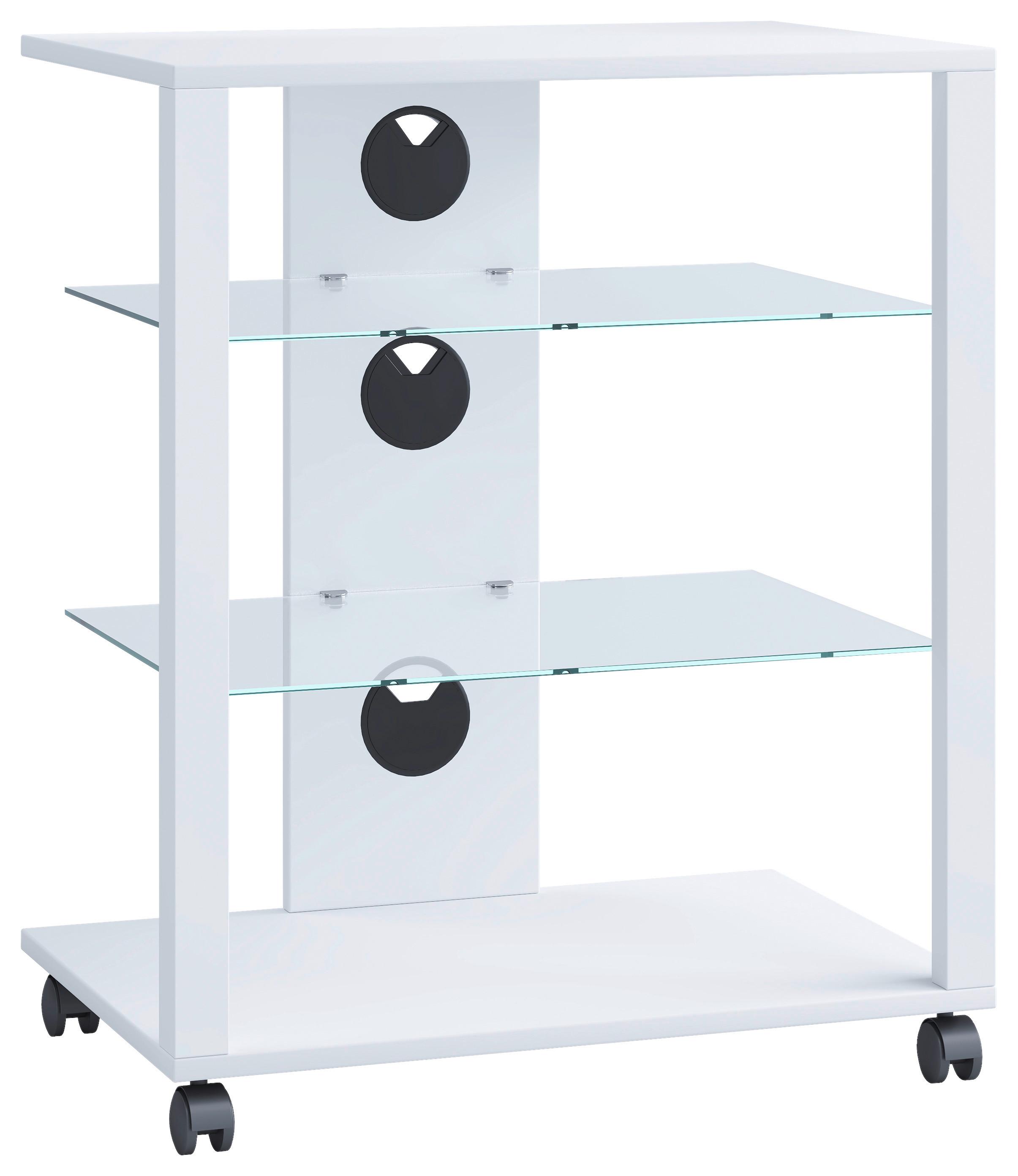 Stojalo Za Tv Folas, Bela - bela, Basics, umetna masa/leseni material (60/70/41cm) - MID.YOU