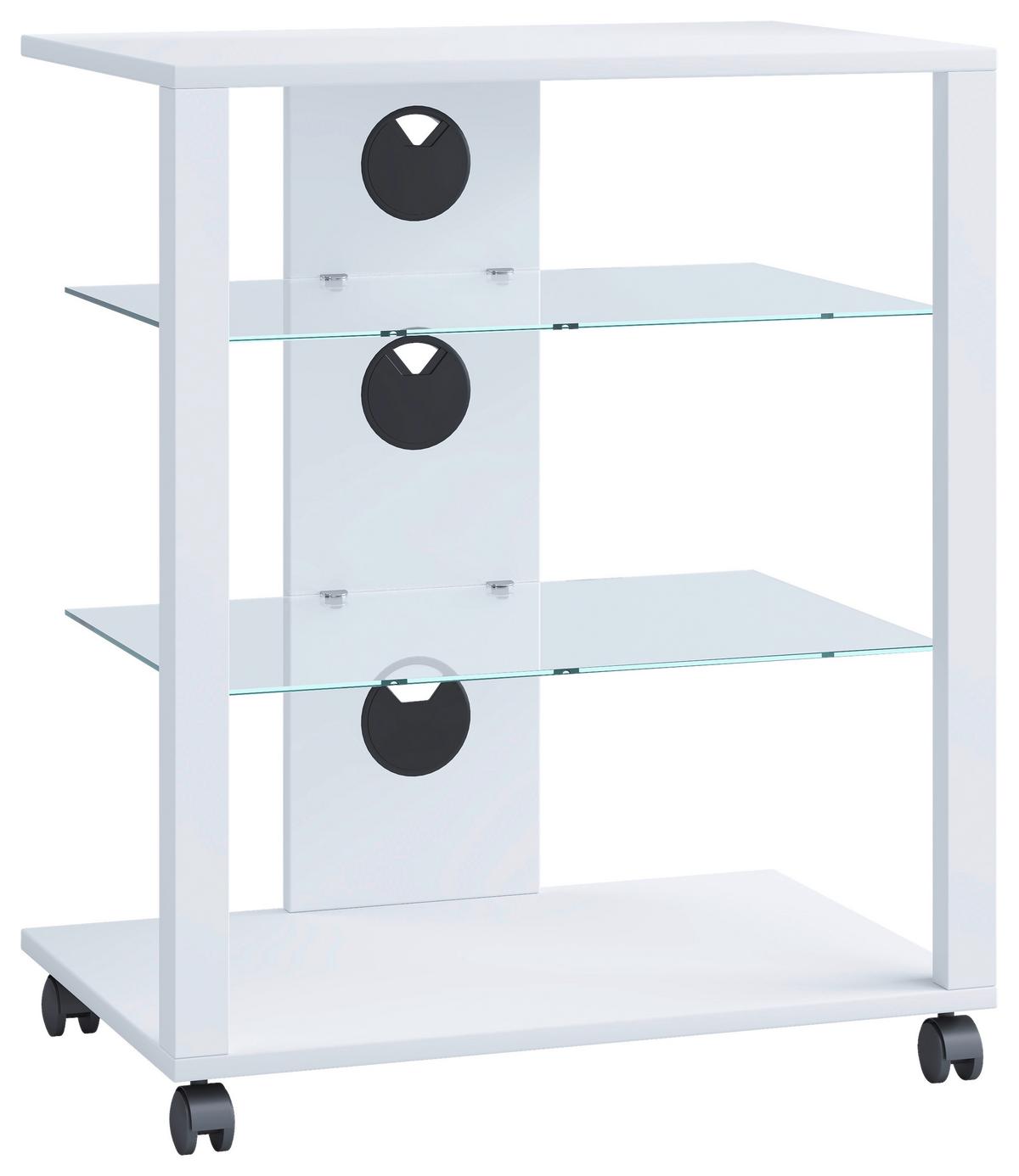 Stojalo Za Tv Folas, Bela - bela, Basics, umetna masa/leseni material (60/70/41cm) - MID.YOU
