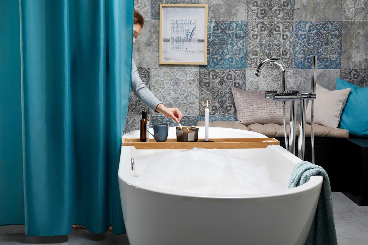 Dišeča Sveča Zen Bamboo - krem barve/bela, Design, steklo (10/10/10cm) - Inscent