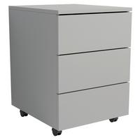 ROLLCONTAINER DALOSA 45 3-SB - Schwarz/Grau, Design, Holzwerkstoff/Kunststoff (39/55/45cm) - MID.YOU