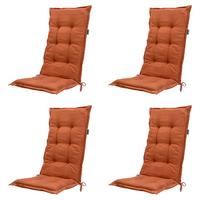 SESSELAUFLAGE BASIC TERRA AUFLAGE HOCH - Terracotta, MODERN, Textil (50/2/123cm) - Gardenson