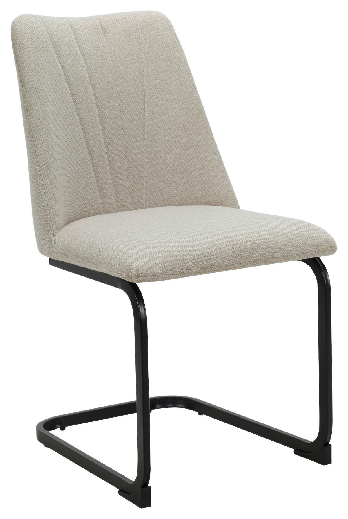 Nihajni Stol Tara - črna/bež, Moderno, kovina/tekstil (46/85,5/59cm) - Mömax