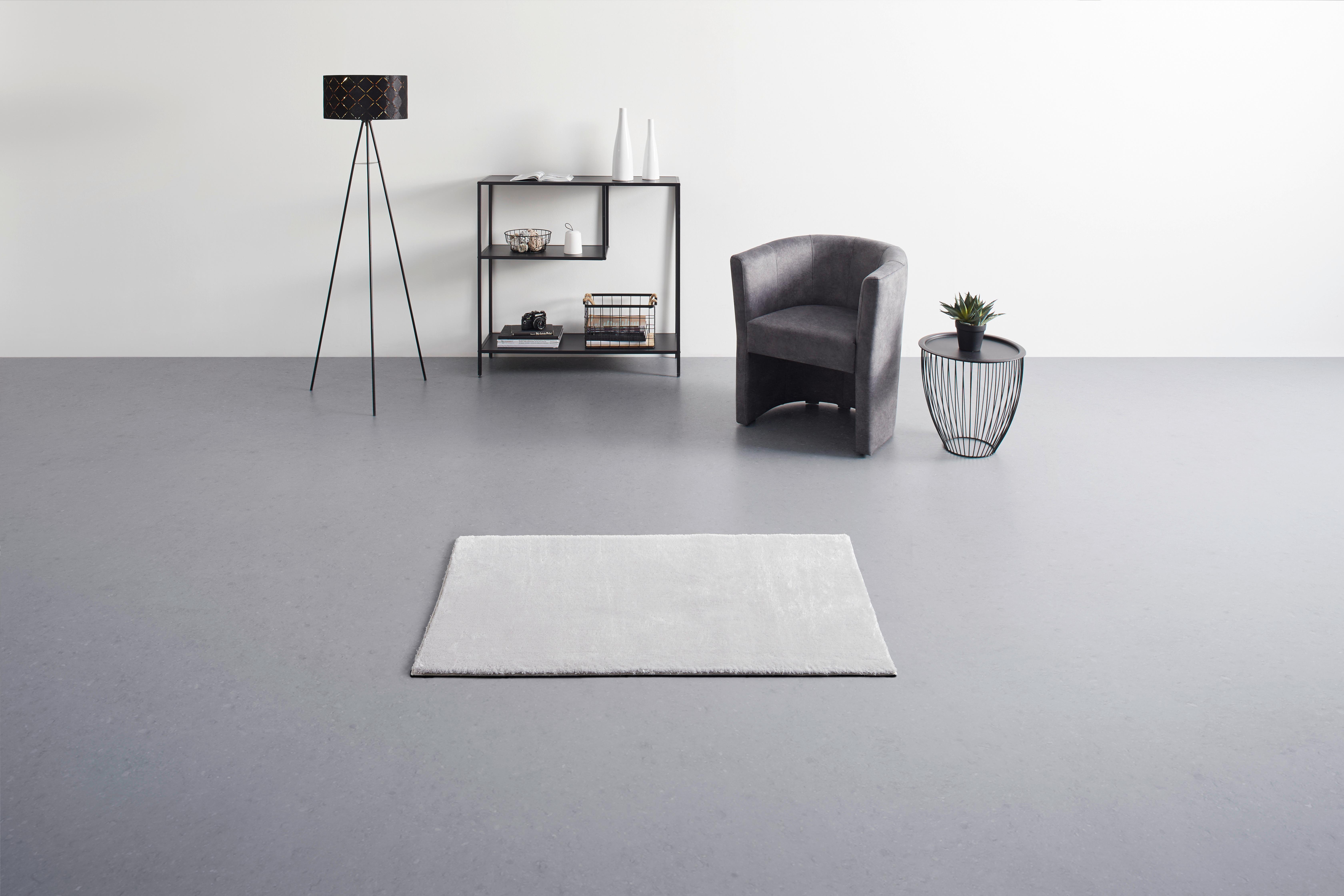 Hochflorteppich Nemo in Grau ca. 60x110cm - Grau, Basics, Textil (60/110cm) - Mömax