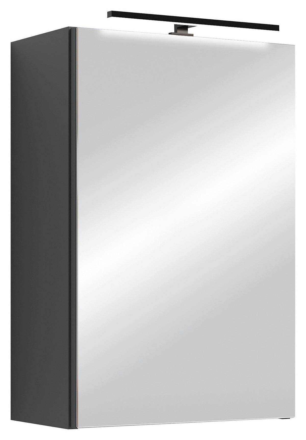 Spiegelschrank Spree Anthrazit - MODERN, Glas/Holzwerkstoff (40/60/20cm) - MID.YOU