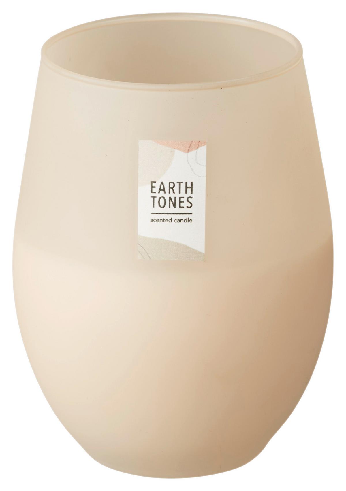 Gyertya Üvegben Earth Tones - bézs/sötétnarancs, Üveg (7,6/12,5cm) - Modern Living