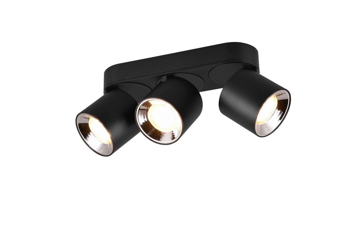 Strahler Guayana Schwarz max. 10 Watt - Schwarz, Basics, Metall (27,3/12,0/8,7cm) - Trio Leuchten