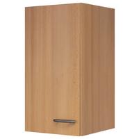 Küchenoberschrank in Buchefarbe 'Nano' - Edelstahlfarben/Buchefarben, MODERN, Holzwerkstoff/Kunststoff (30/54/32cm) - FlexWell
