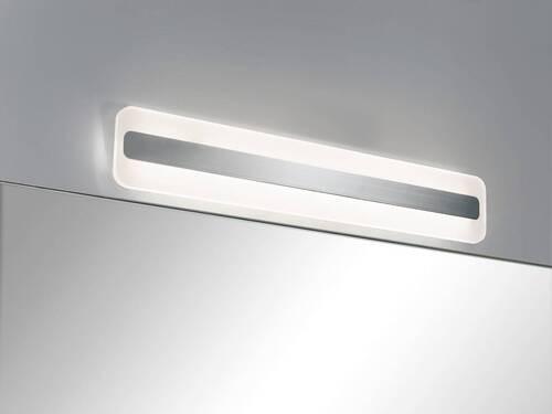 LED-Deckenleuchte Lukida in Weiß/Chromfarben max. 9 W - Chromfarben/Weiß, Basics, Metall (60/10cm) - Paulmann