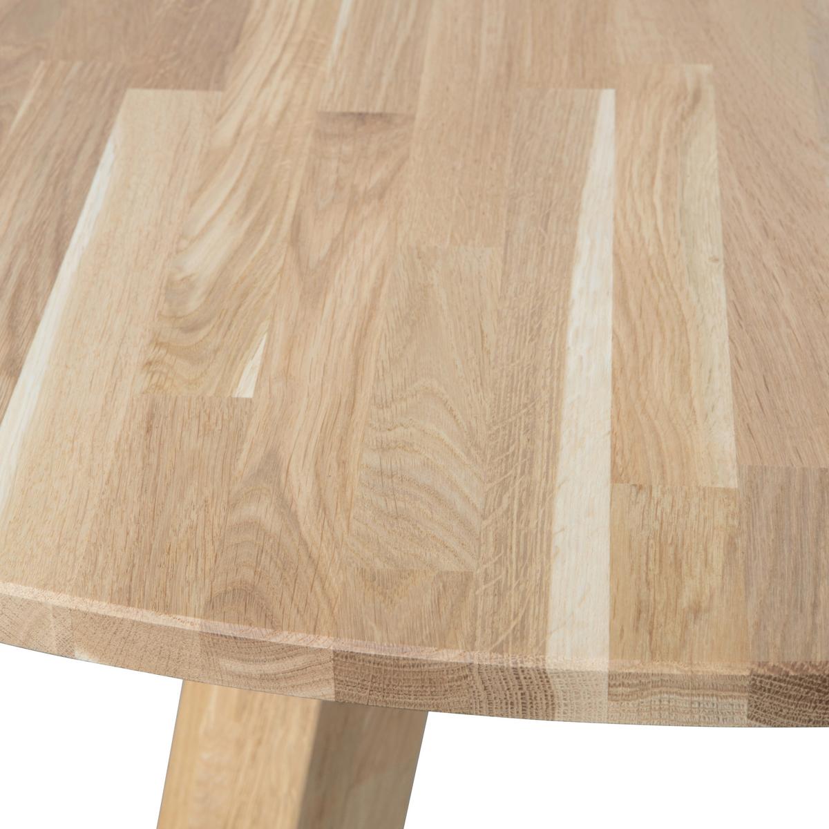 Esstisch Rhonda Eiche - Naturfarben, MODERN, Holz (129/129/77cm) - Livetastic
