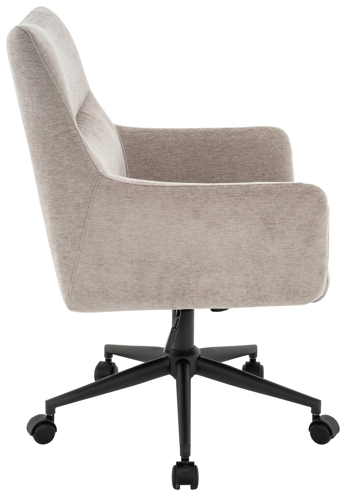 Pisarniški Stol Linz 2, Siva - siva/črna, Moderno, kovina/tekstil (64/98/68cm)