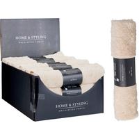 Dekoranyag Faux Fur - bézs, textil (150cm)
