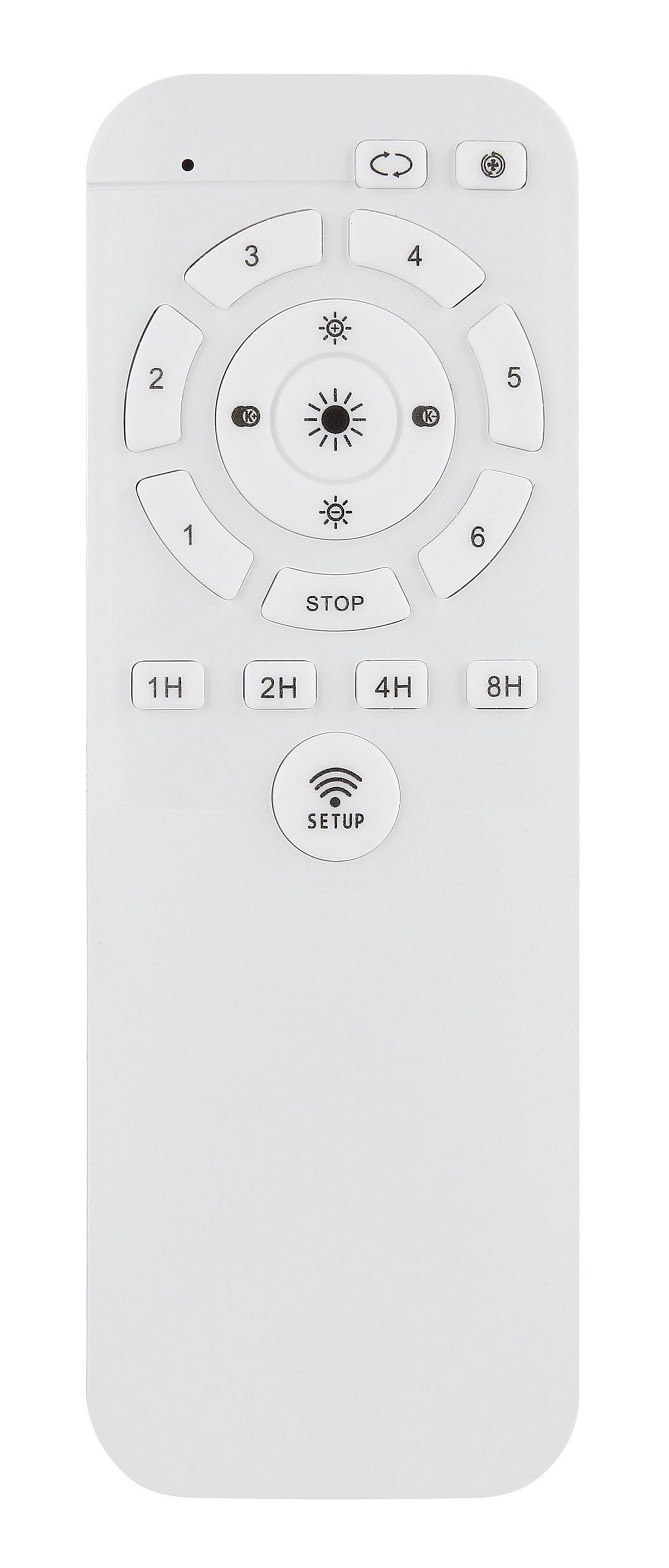 DECKENVENTILATOR 03644 CIRILLA - Klar/Chromfarben, Basics, Kunststoff (48/13cm) - Globo