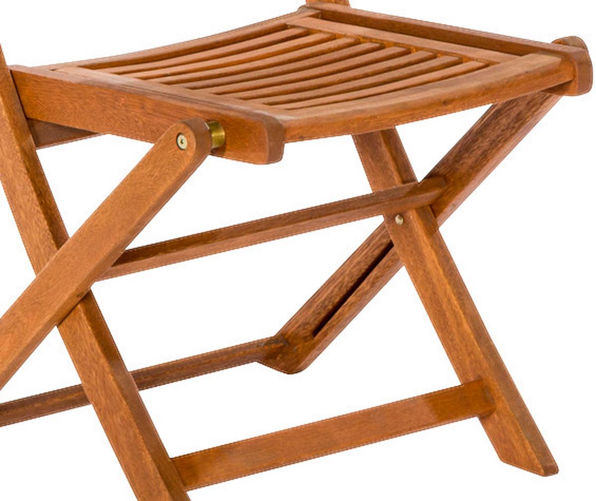 Gartenstuhl-Set "Cordoba" aus Eukalyptus, natur - Naturfarben, Basics, Holz (49/93/57cm) - Gardenson