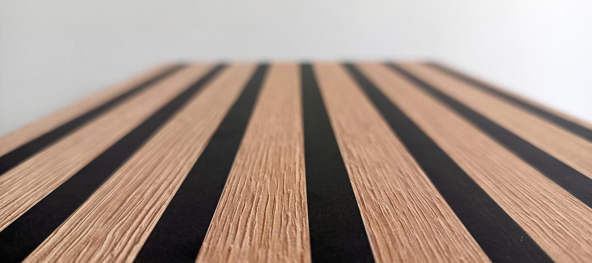 Regal Ekko Schwarz/Eichefarben - Eichefarben/Schwarz, MODERN, Holzwerkstoff (40,2/30,2/15,7cm) - MID.YOU