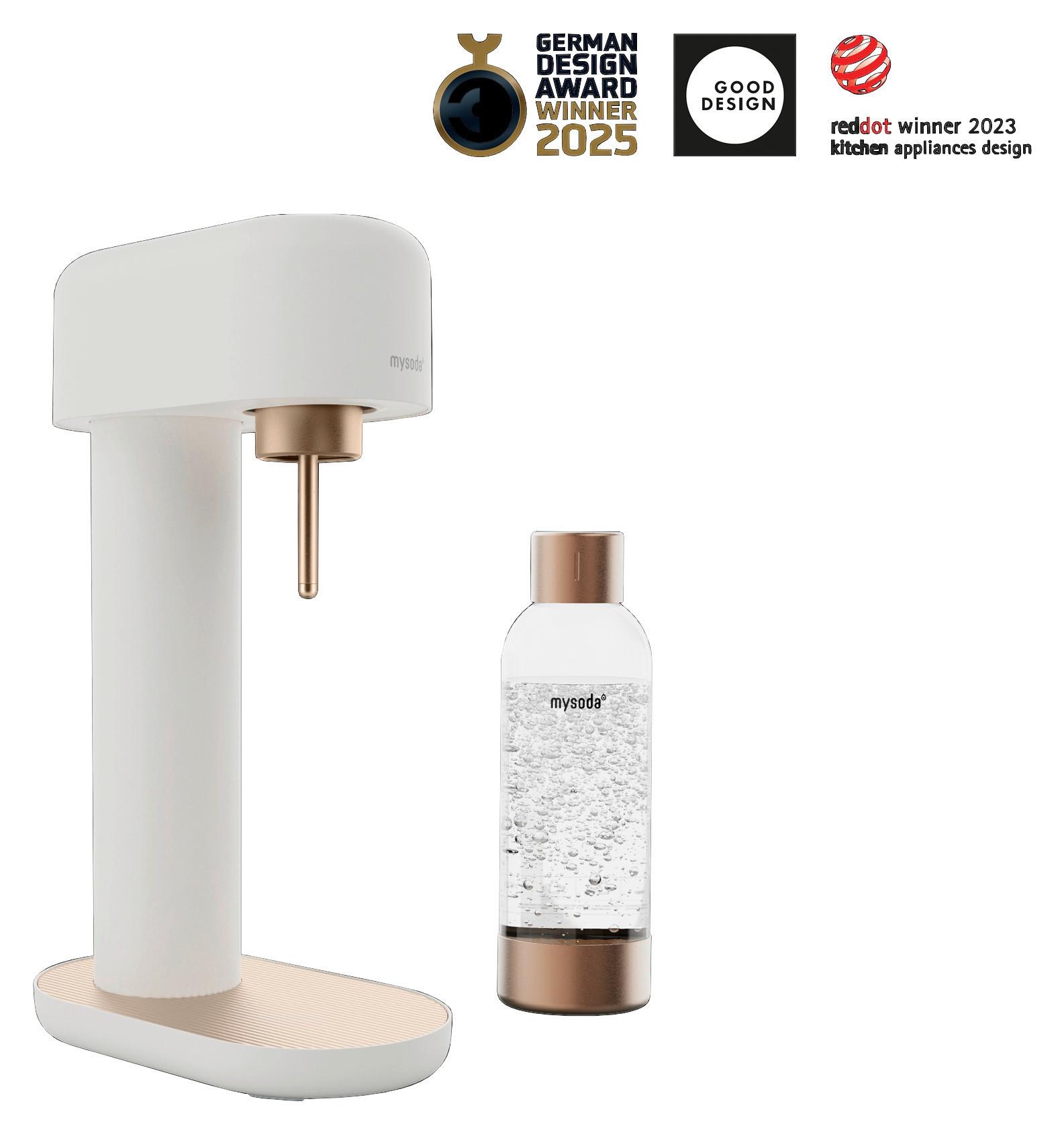 SATURATOR EUR-RB003AL-WCE RUBY 2 - biały/różowe złoto, Basics, metal (24/14/41cm) - mysoda