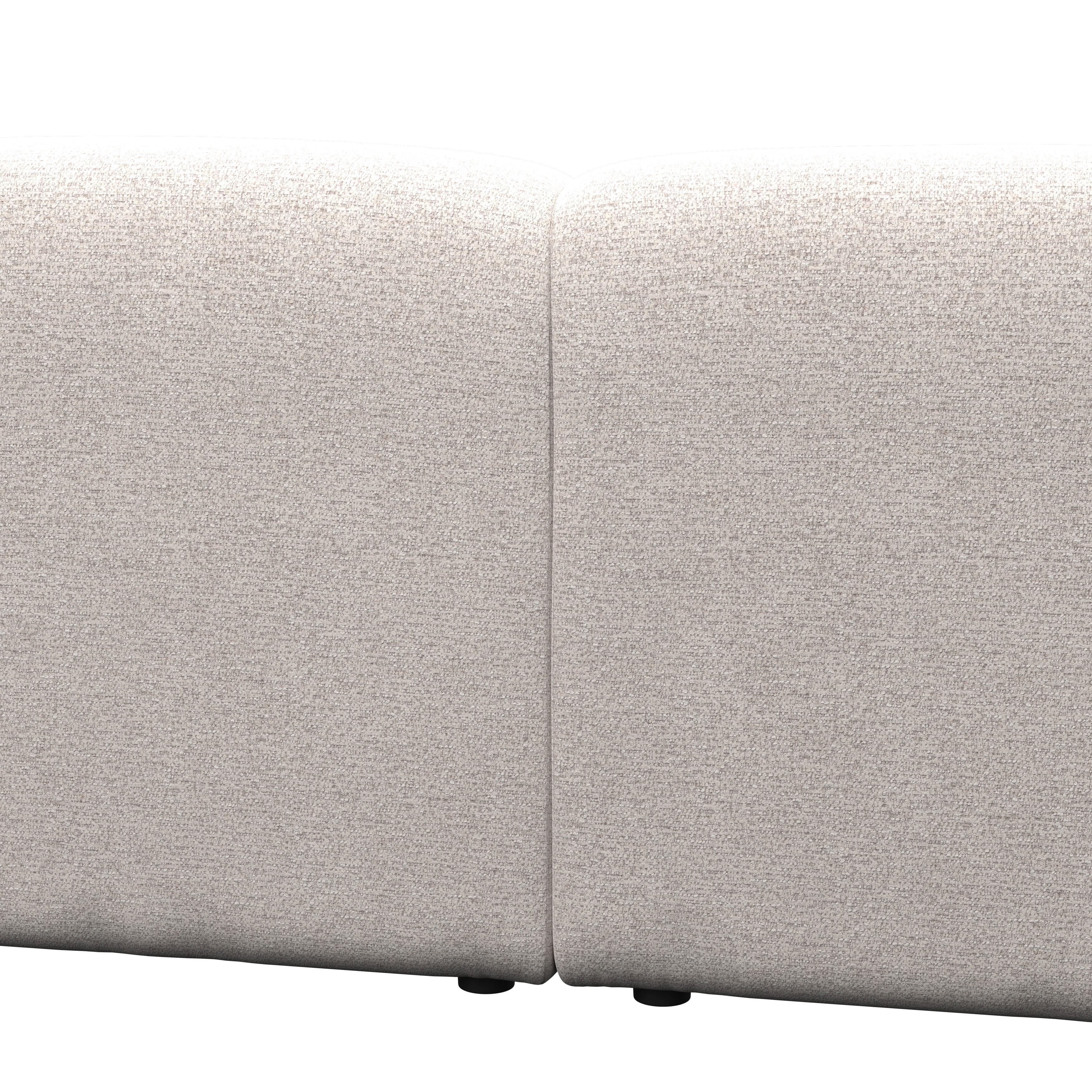HÖRNSOFFA MARLO - svart/cremefärgad, Modern, trä/textil (263/162cm) - Bessagi Home