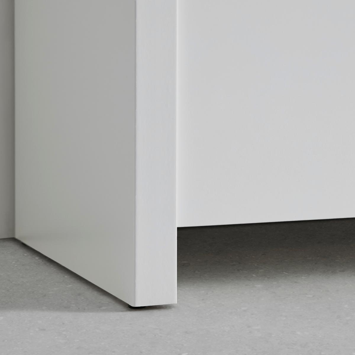Lowboard Larios B in Weiß - Schwarz/Weiß, MODERN, Holzwerkstoff/Kunststoff (143/61/40cm) - Mömax