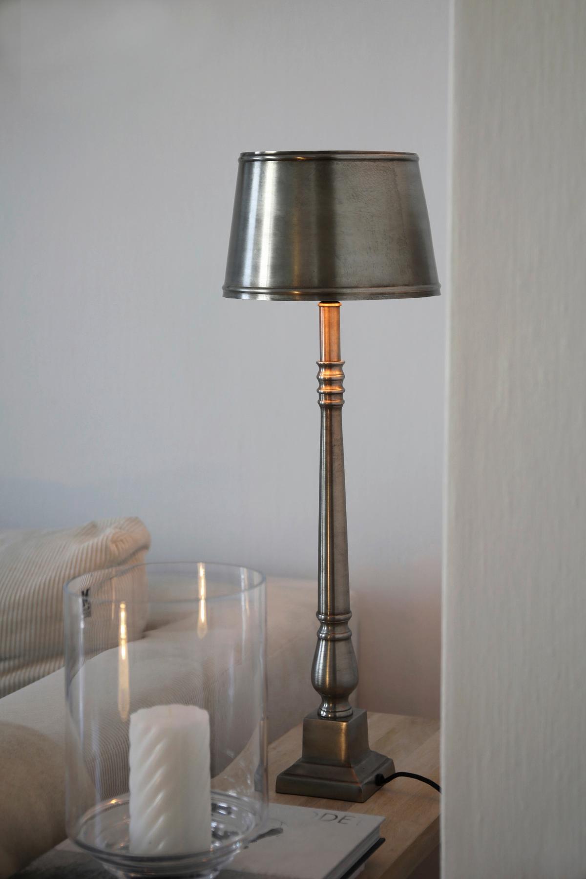 Tischleuchte Metallo max. 40 Watt - Silberfarben, Basics (23/23/66cm) - Markslöjd