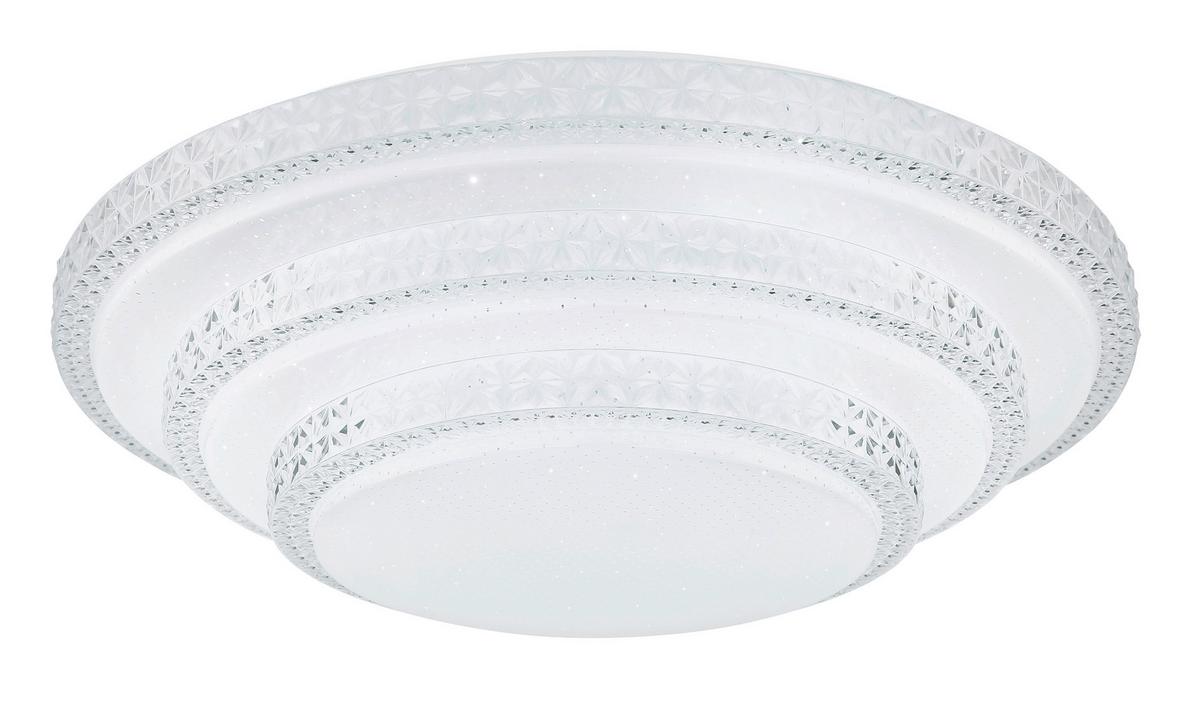 LED-Deckenleuchte Magnifique max. 30 Watt - Weiß, MODERN, Kunststoff/Metall (49,5/13cm)