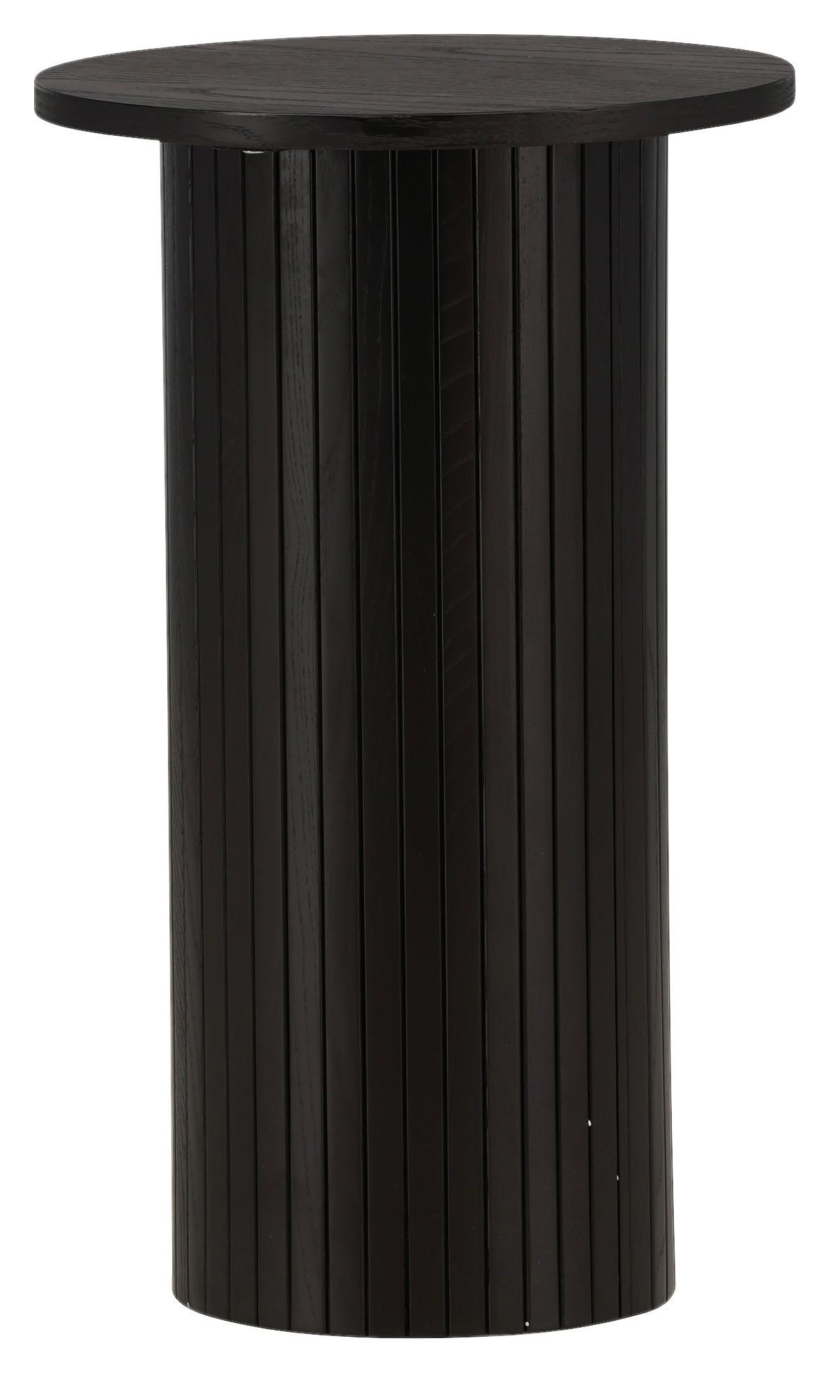 BEISTELLTISCH BIANCA - Schwarz, Design, Holzwerkstoff (40/40/65cm) - Livetastic