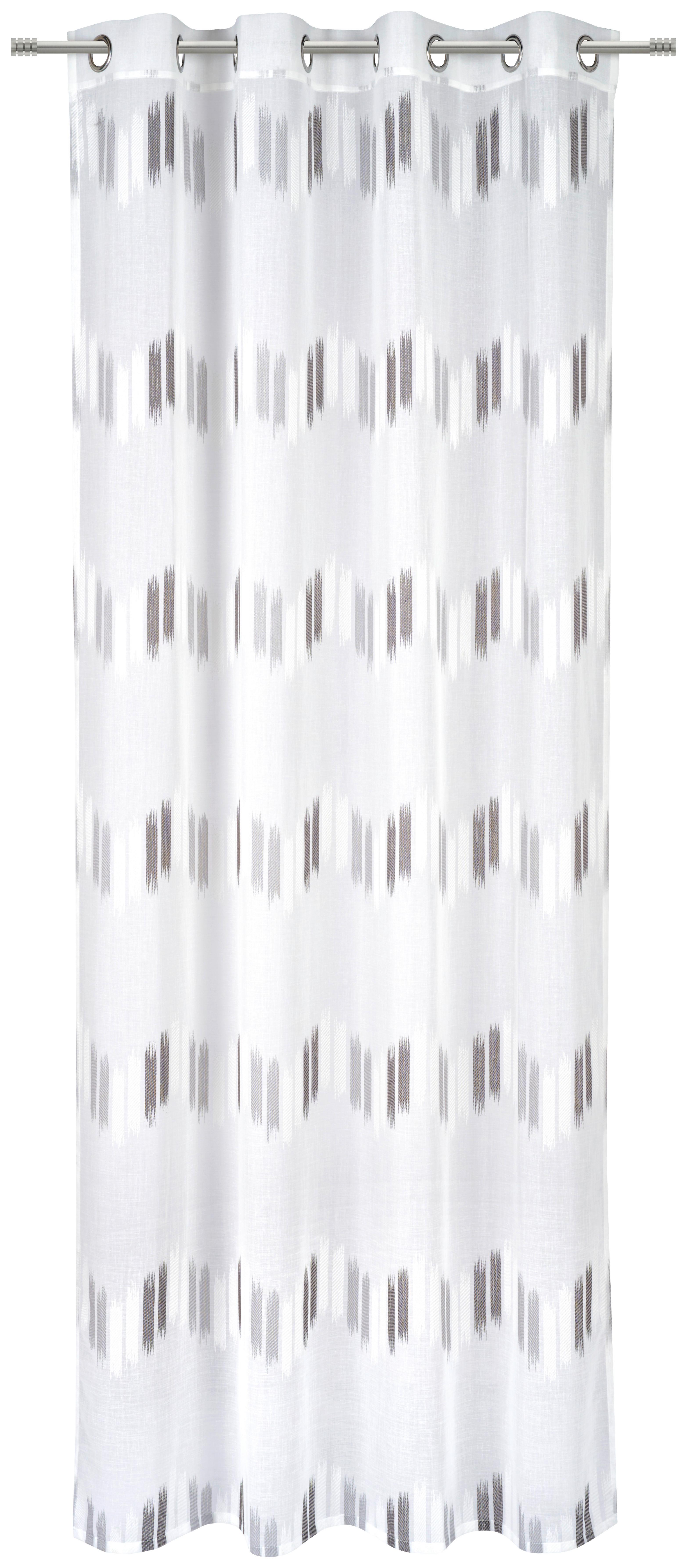 ZASŁONA NA PRZELOTKACH JUPITER - szary, Trend, tkanina (140/245cm) - Esposa