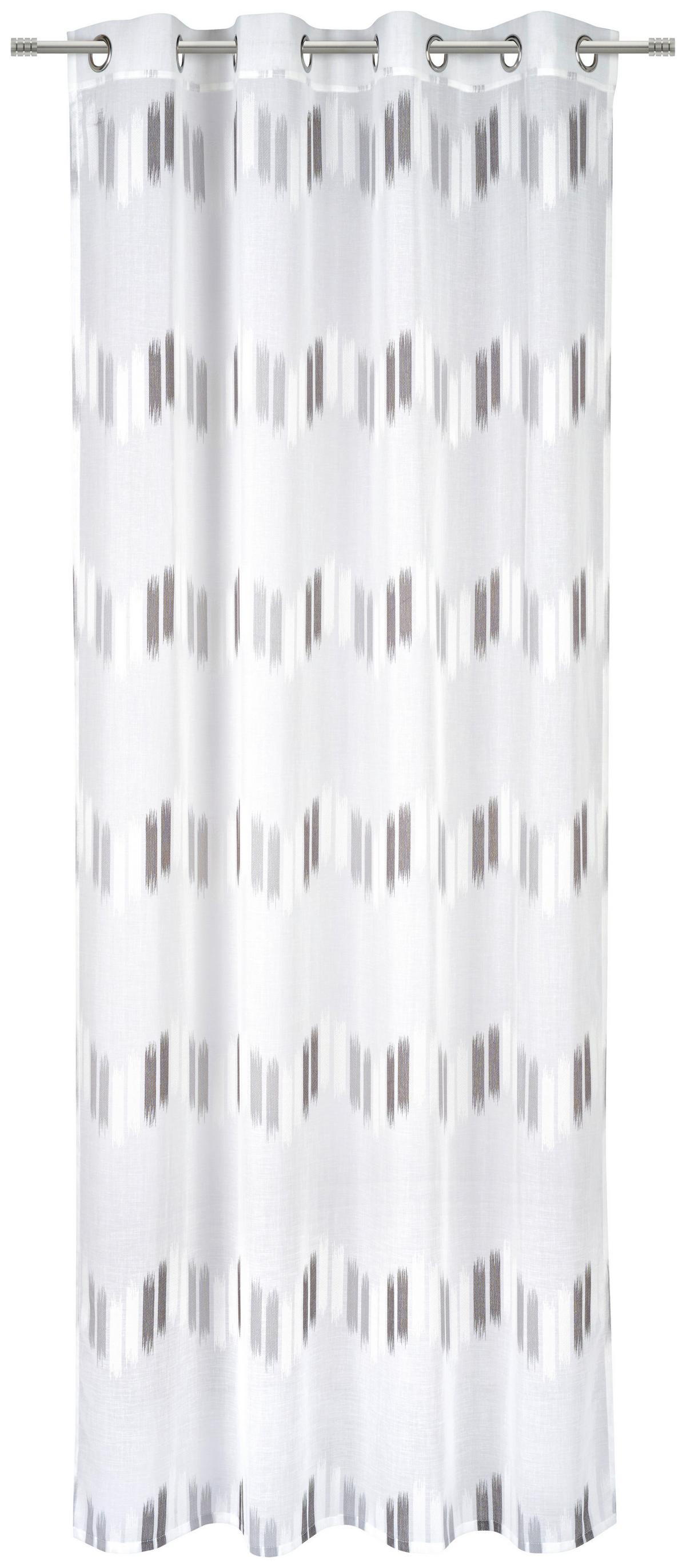 ZASŁONA NA PRZELOTKACH JUPITER - szary, Trend, tkanina (140/245cm) - Esposa