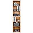 Pisarniški Regal Profi - hrast/krom, Moderno, umetna masa/leseni material (50/220/35cm) - Mömax modern living Pisarniški Regal Profi - hrast/krom, Moderno, umetna masa/leseni material (50/220/35cm) - Mömax modern living