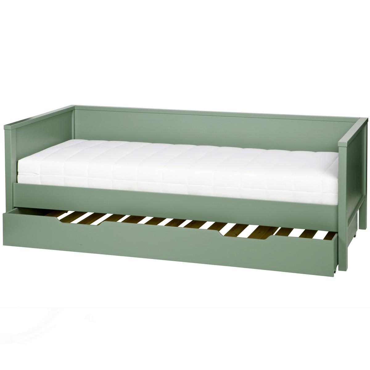 Bett Nikki Grün ca. 90x200 cm - Jadegrün, Basics, Holz (90/200cm) - MID.YOU