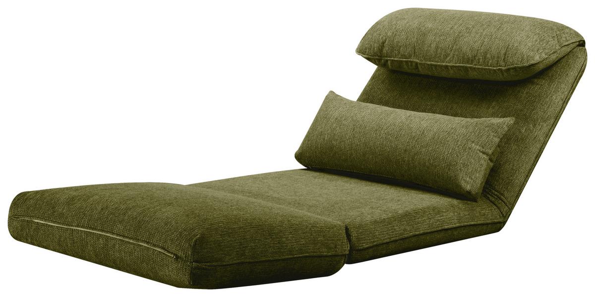 Fotelj Verve, Olivno Zelena, Funkcija Ležišča - olivno zelena , Design, kovina/tekstil (78/72/85cm) - Livetastic