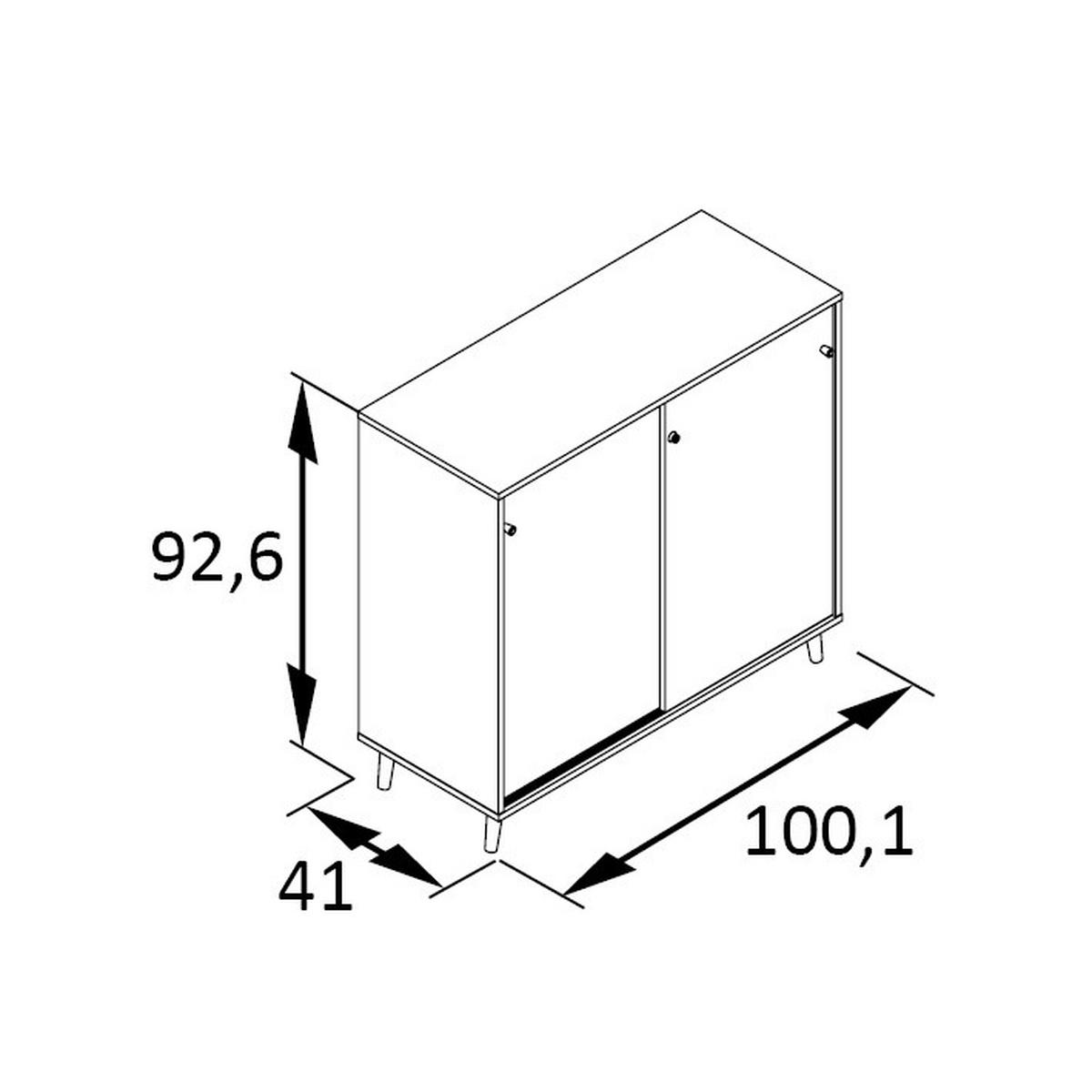Aktenschrank Set US1000 Petrol ca. 151,05x175,2x41cm - Petrol, MODERN, Holzwerkstoff (151,05/175,2/41cm) - MID.YOU