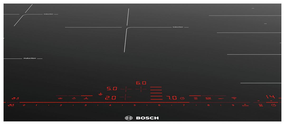 Induktionskochfeld PXV821DV5E - Schwarz, KONVENTIONELL, Glas/Metall (79,2/5,6/51,2cm) - Bosch