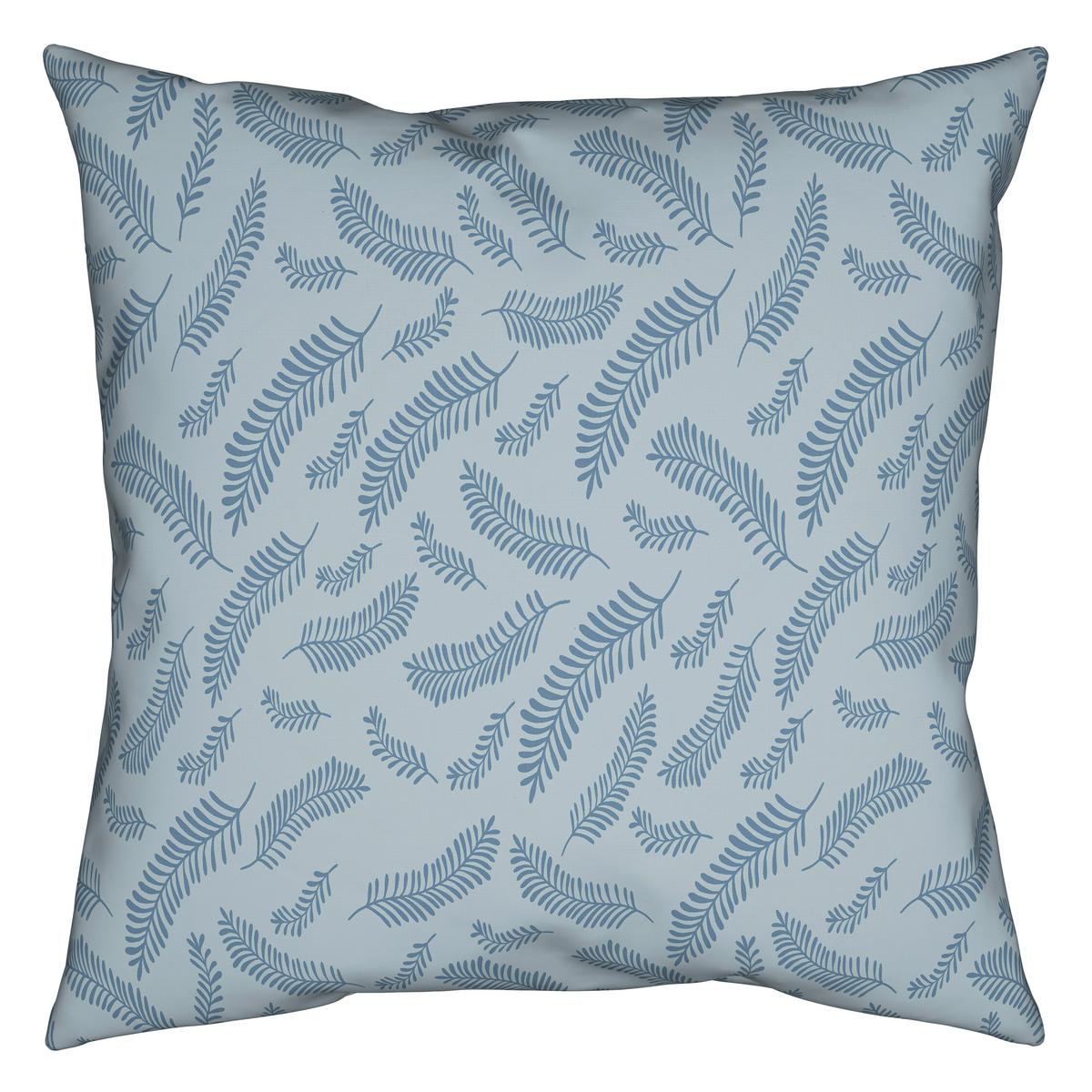 Bettwäsche Ferns XXL Rauchblau ca. 200x200cm - Blau, MODERN, Textil (200/200cm) - Mömax