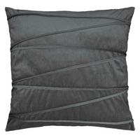 Díszpárna Lilly 45/45 - antracit, textil (45/45cm)