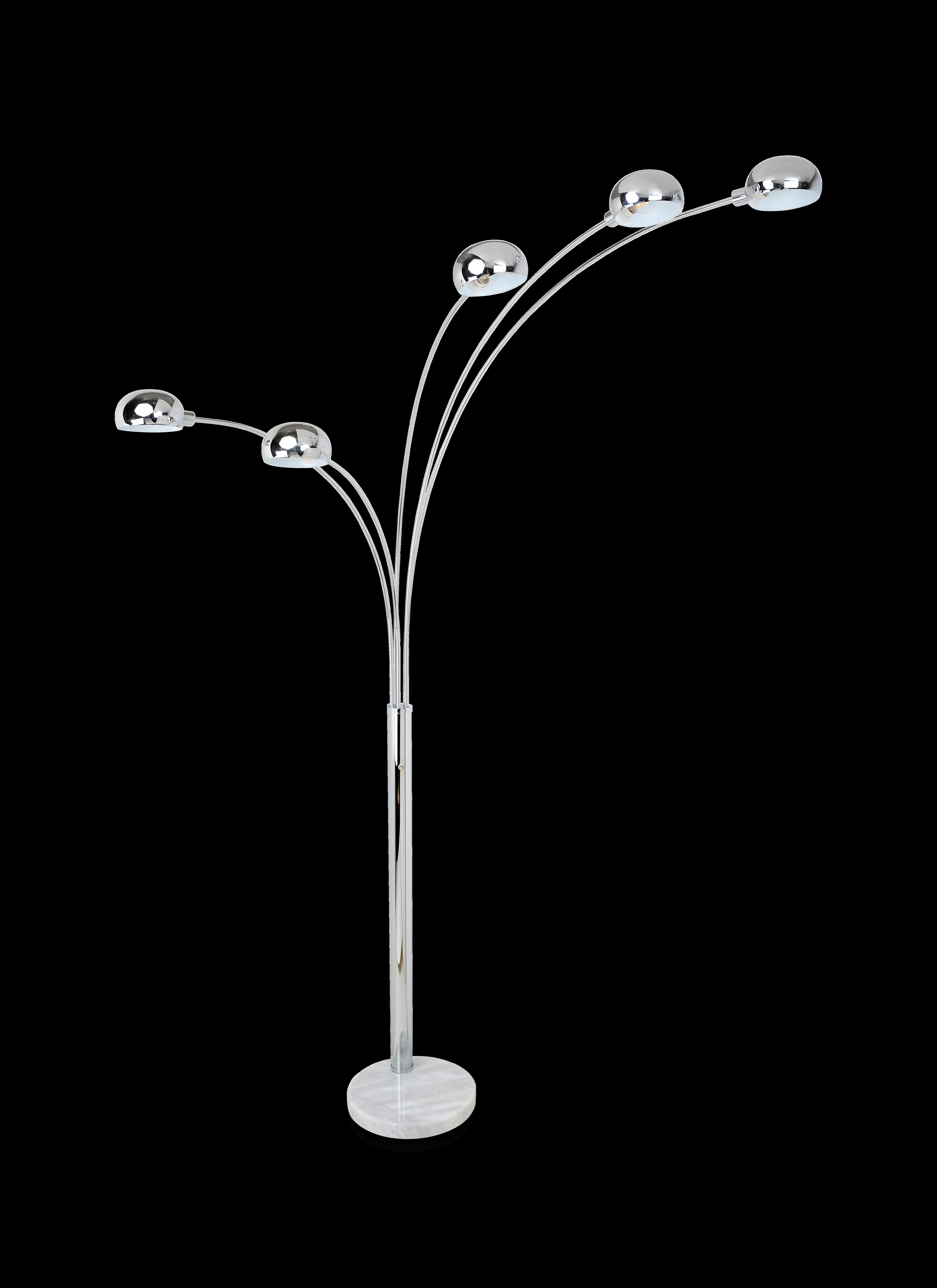 GOLVLAMPA TURLE -AKT- - kromfärg, Modern, metall (130/200cm) - Mömax