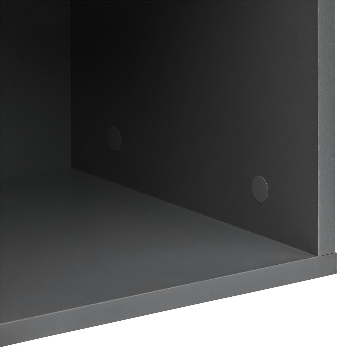 Box Lugo Anthrazit - Anthrazit, Modern, Holzwerkstoff (35,2/35,2/34,4cm) - Mömax