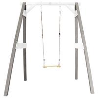 Schaukel Grau/Weiß - Weiß/Grau, KONVENTIONELL, Holz (181/207/160cm) - Ambia Garden