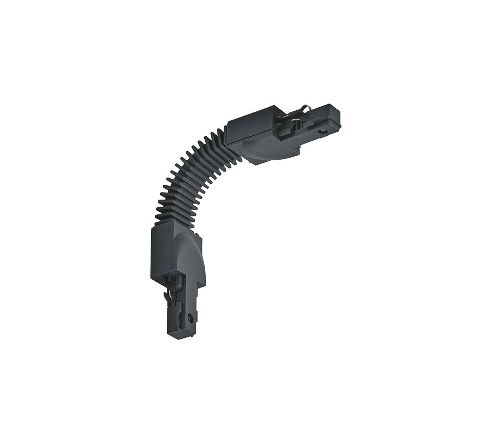 Schienensystem-Verbinder Duoline Connector Schwarz - Schwarz, Basics, Kunststoff (3/2/30cm) - Trio Leuchten