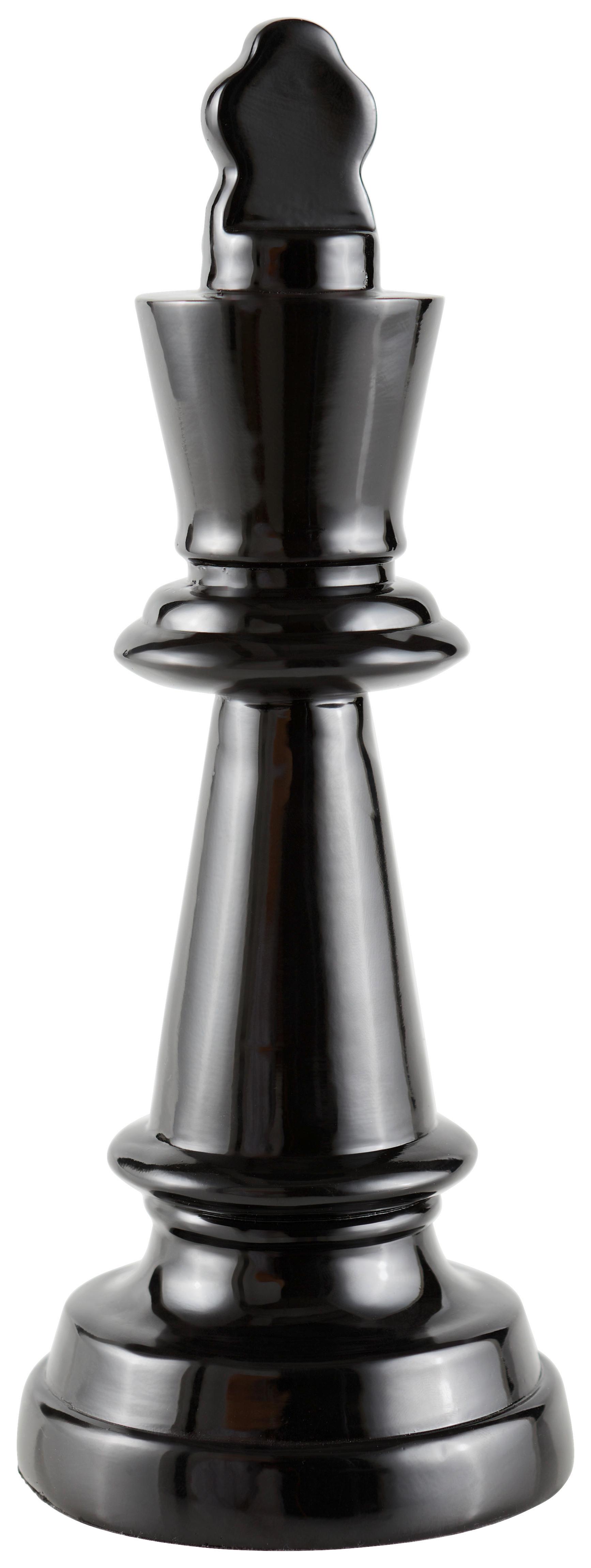 FIGURA SZACHOWA NY9726600 - czarny wysoki połysk, Lifestyle, tworzywo sztuczne (11/27,5cm) - Ambia Home