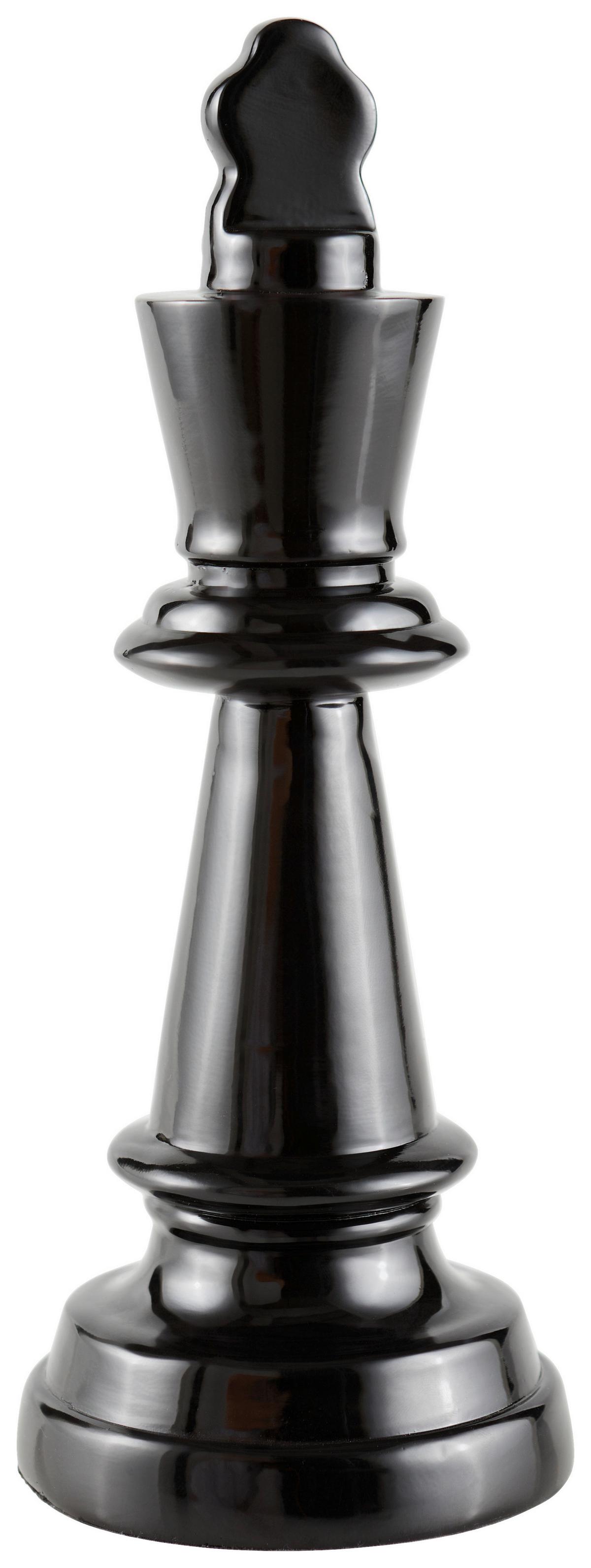 FIGURA SZACHOWA NY9726600 - czarny wysoki połysk, Lifestyle, tworzywo sztuczne (11/27,5cm) - Ambia Home