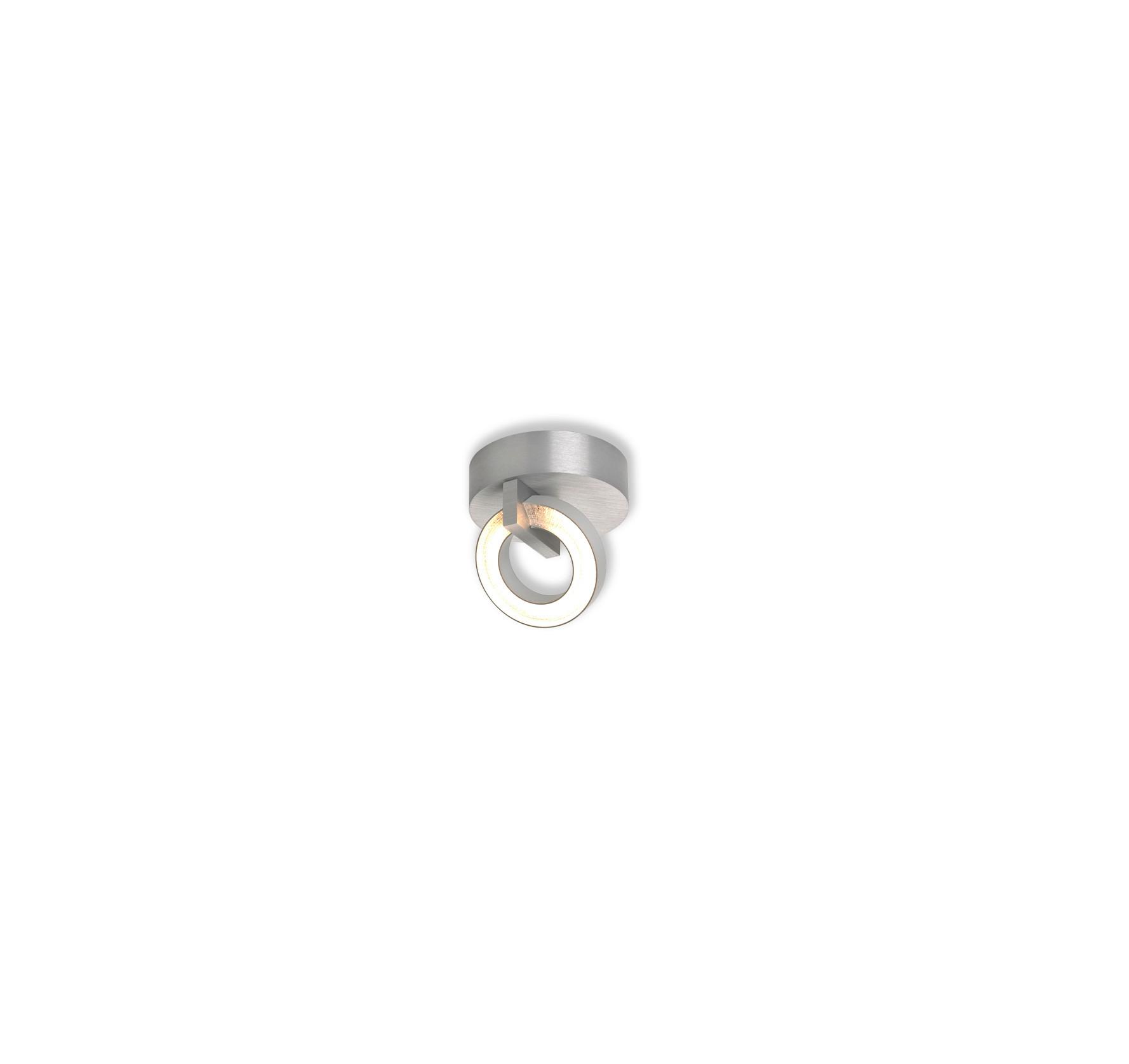LAMPA SUFITOWA LED 88660009 MIDNIGHT - kolor aluminiowy, Design, metal (10/12cm) - Escale
