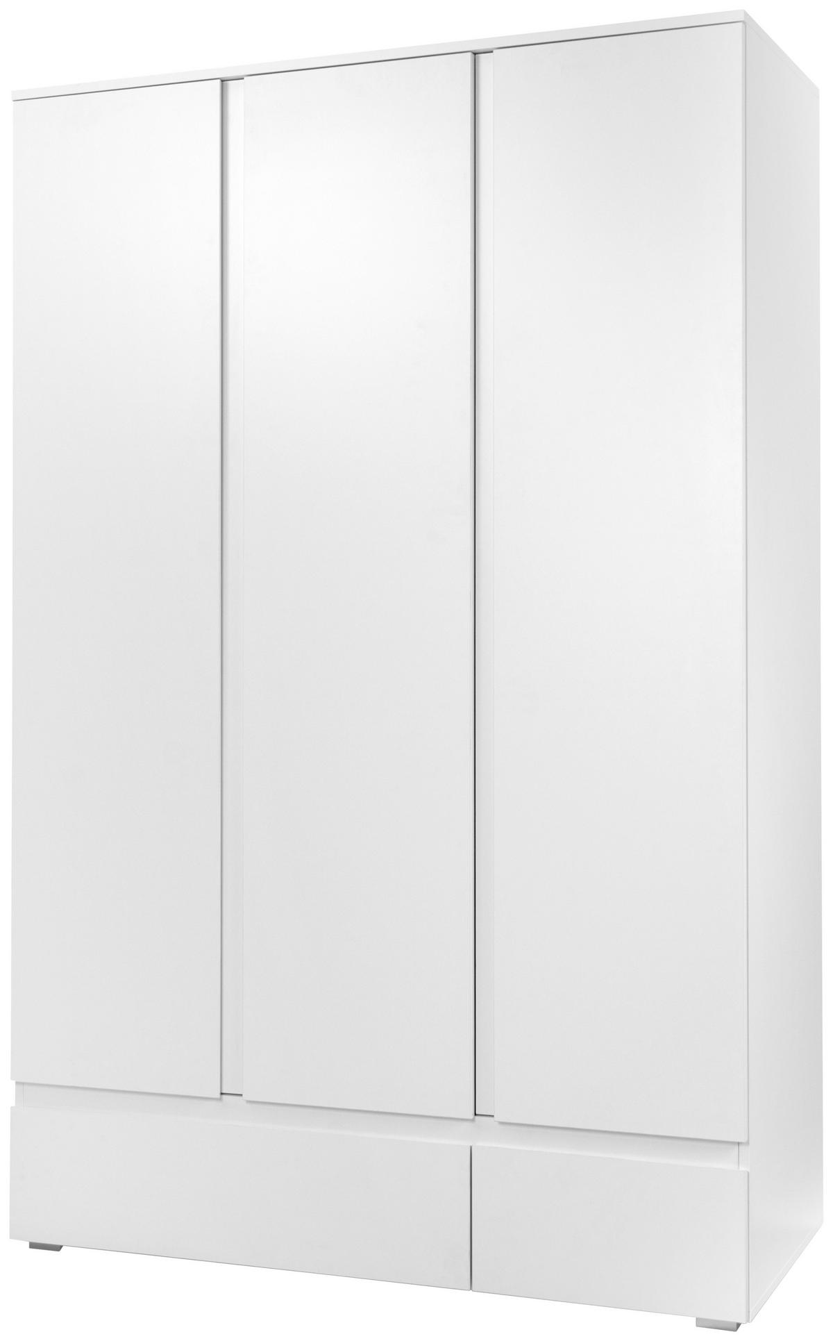 Omara Za Oblačila Image, Bela, 120 Cm - bela, Basics, leseni material (120/191/55cm) - MID.YOU