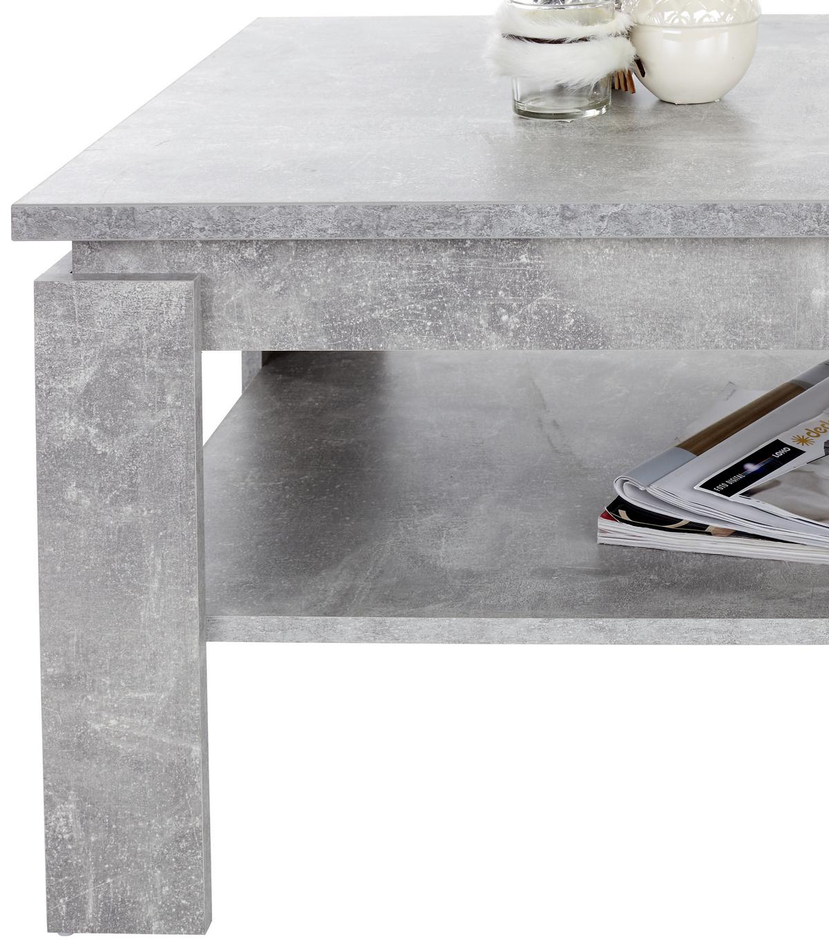 Măsuță de canapea Nizza 2 - gri deschis, Modern, material pe bază de lemn (100/45/60cm) - Modern Living